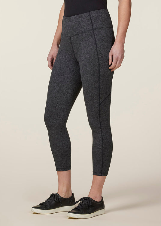 lululemon Pace Rival Crop (22) Leggings Women's Size 4 With Pockets