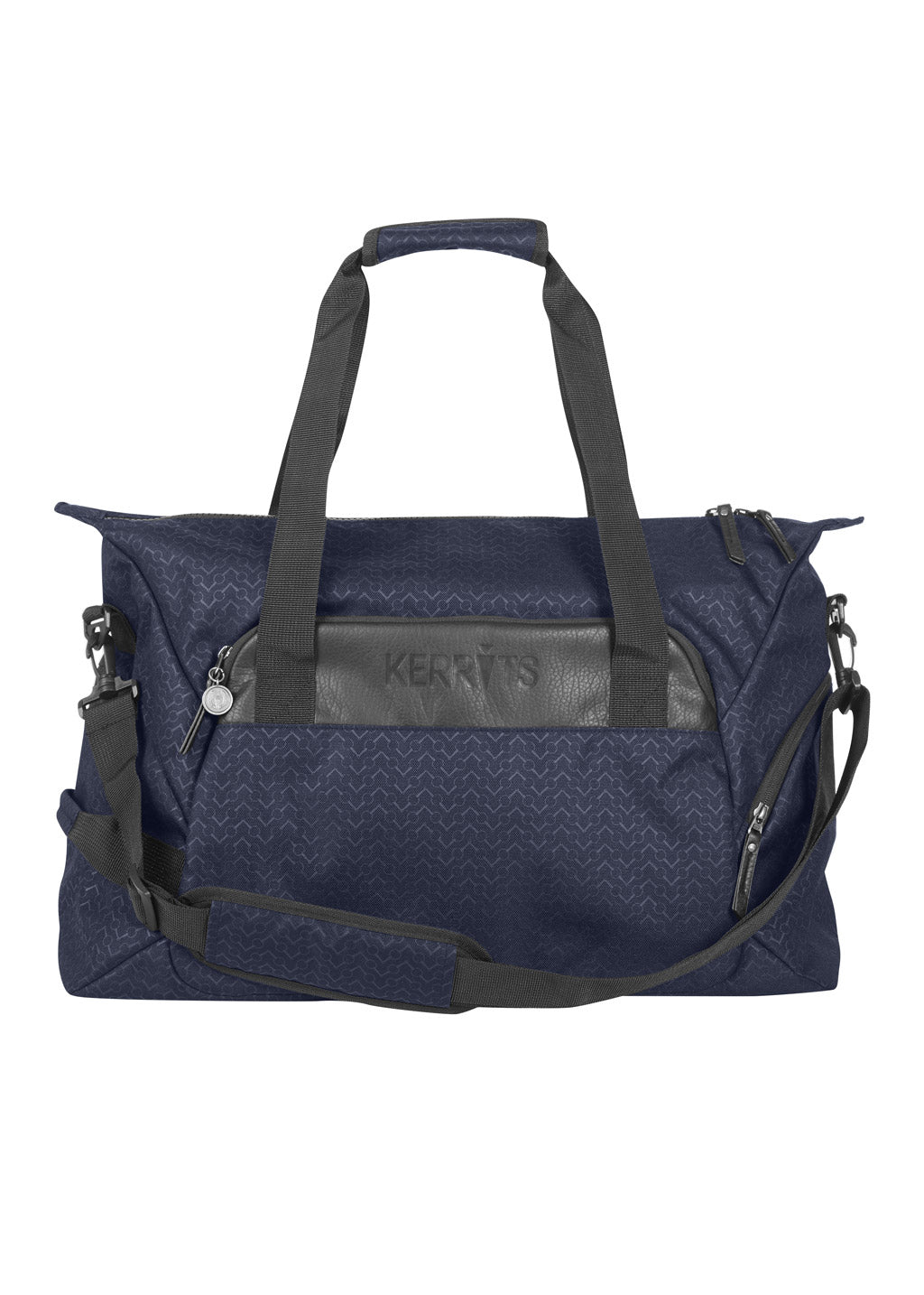 navy chevron bits::variant::Duffle Bag