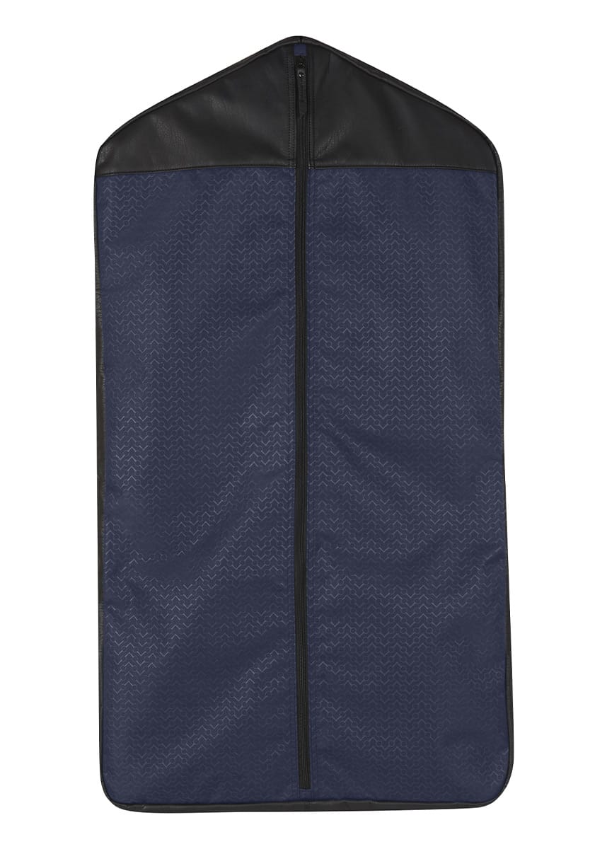 NAVY CHEVRON BITS::variant::EQ Garment Bag