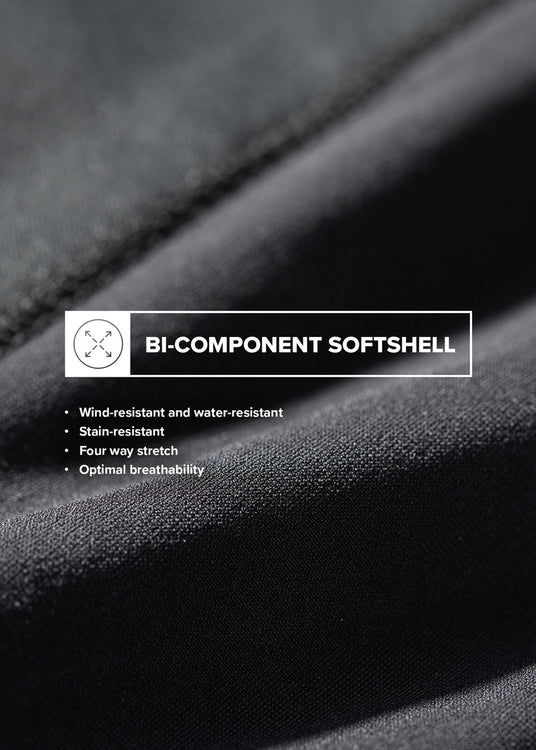Black::variant::Softshell Riding Jacket Customizable
