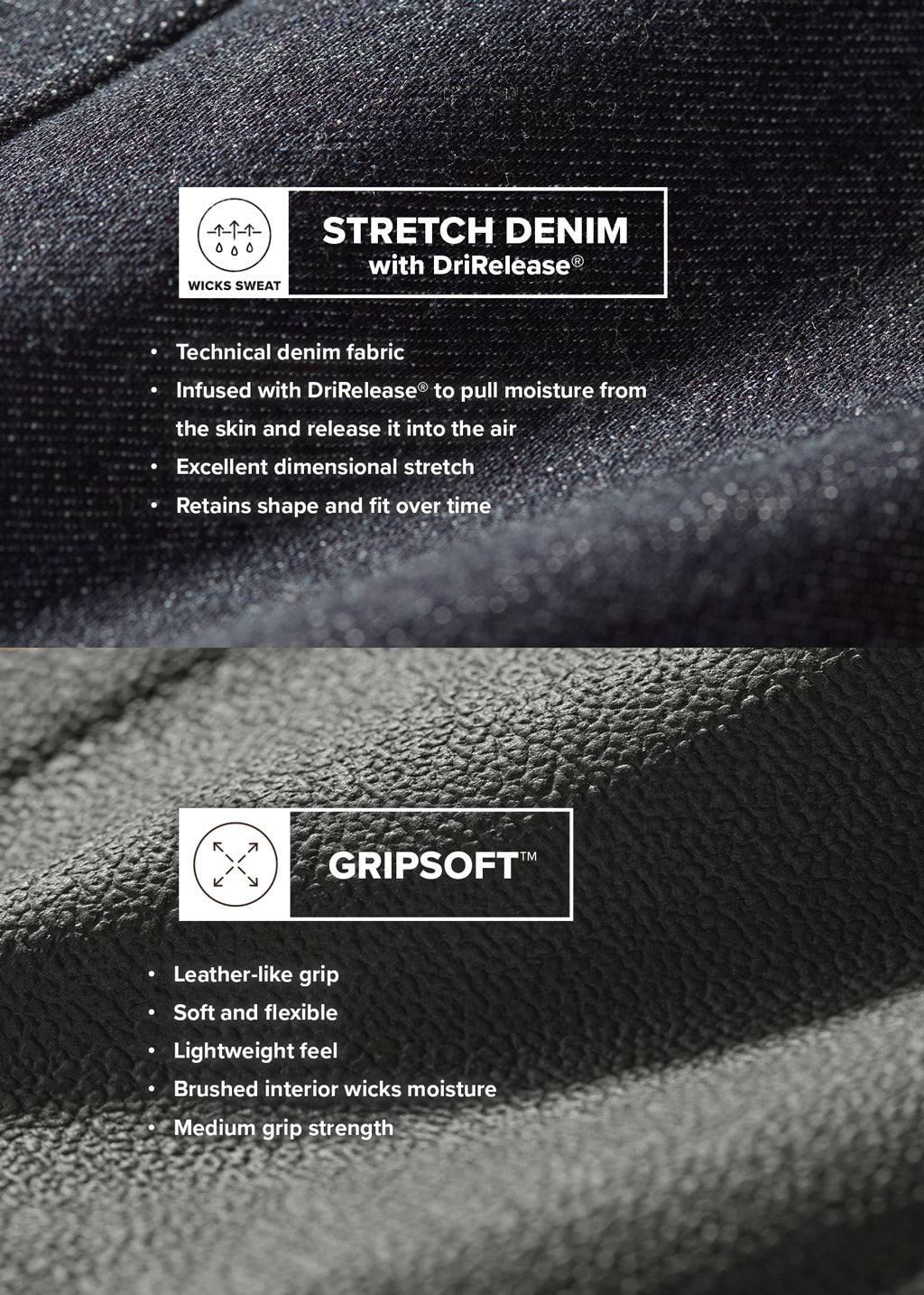 DENIM::variant::Stretch Denim Extended Knee Patch Bootcut Breech